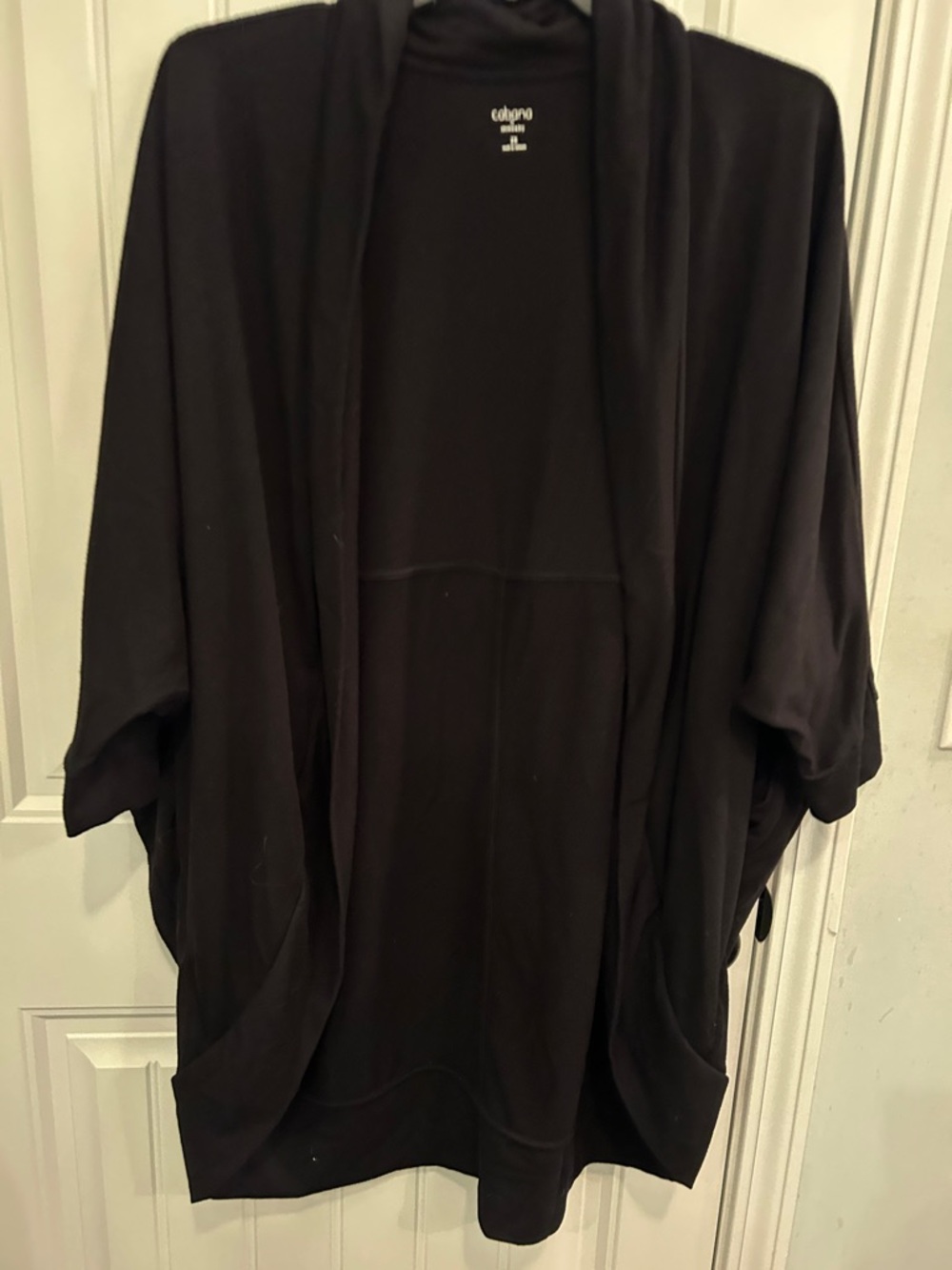 crown & ivy Black Cabana Knit Top